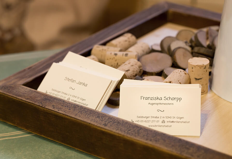Brillenstadl Visitenkarten